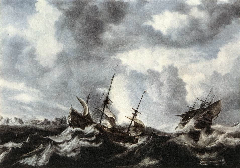 Turchi assaltano un porto marittimo - Kunsthistorisches Museum, Vienna, Austria
